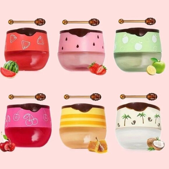 6pcs Honey Lip Balm, Moisturizing Lip Mask With Propolis Stick - Picture 3 of 3